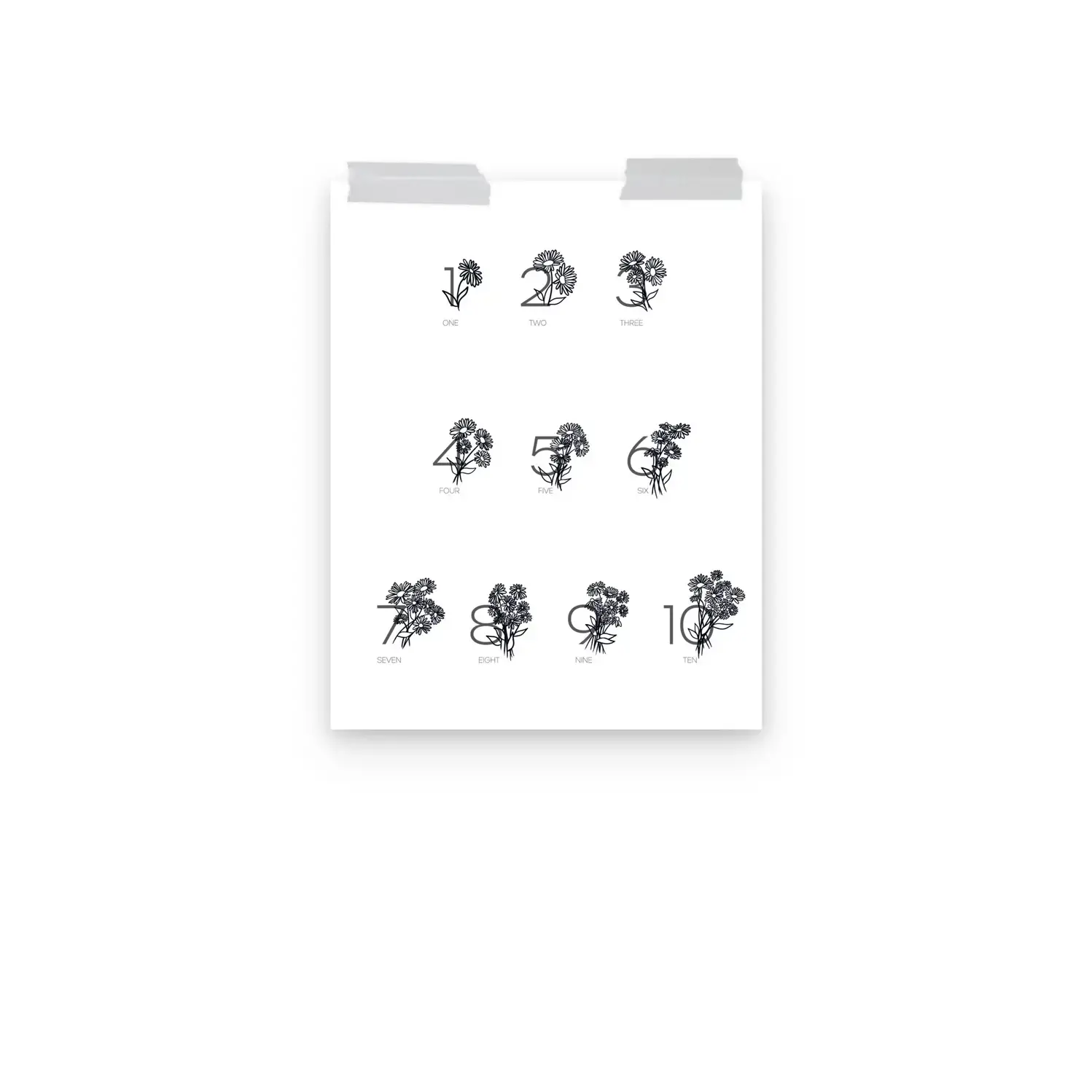Flower Numbers | Poster - Image 3