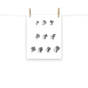 Flower Numbers | Poster