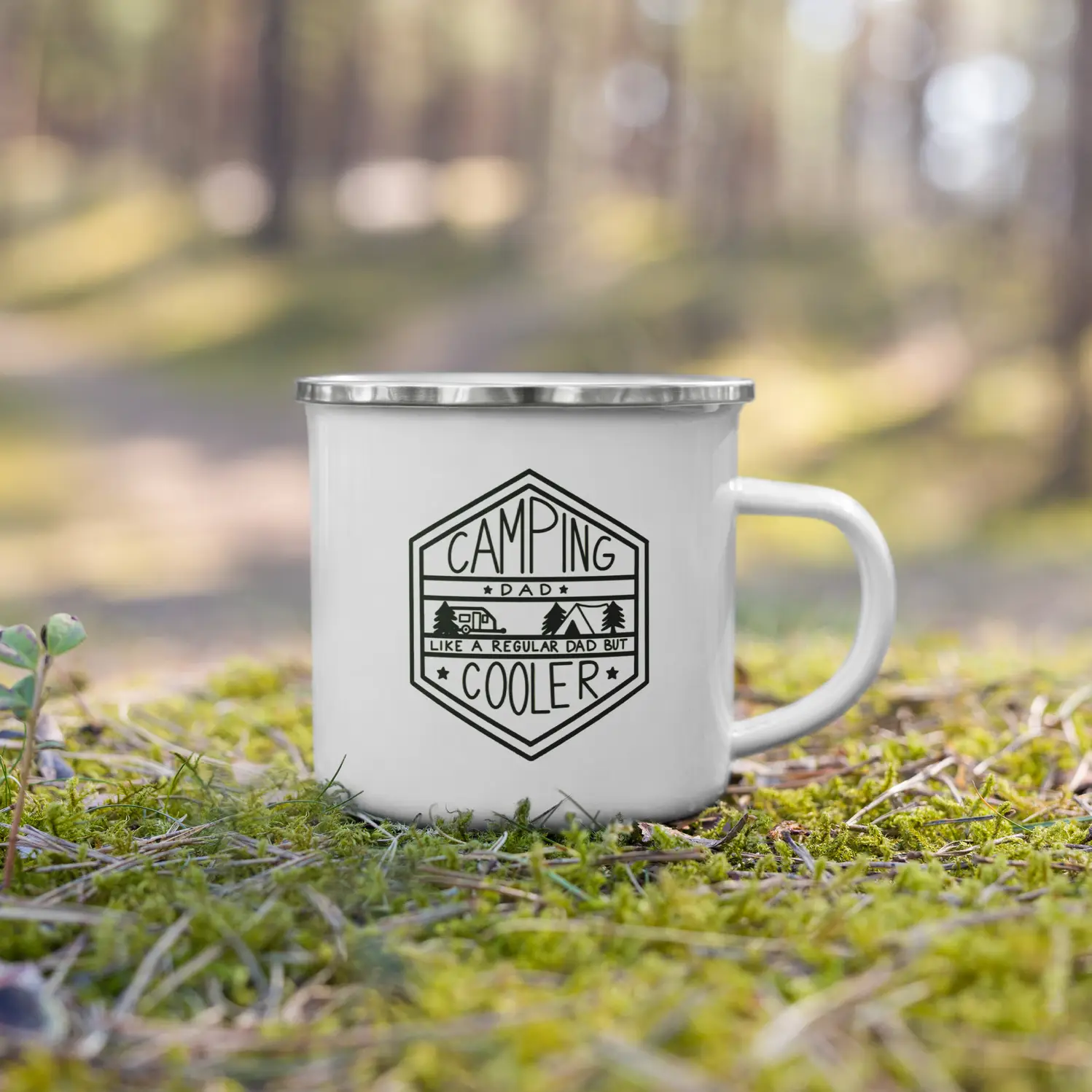 Camping Dad | Enamel Mug