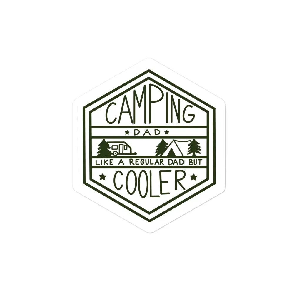 Camping Dad | Sticker - Image 3