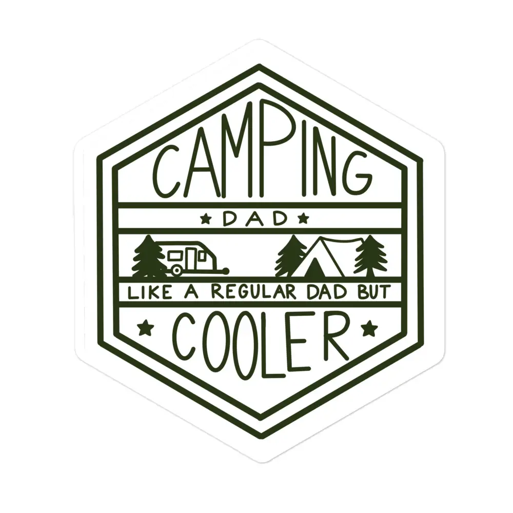 Camping Dad | Sticker