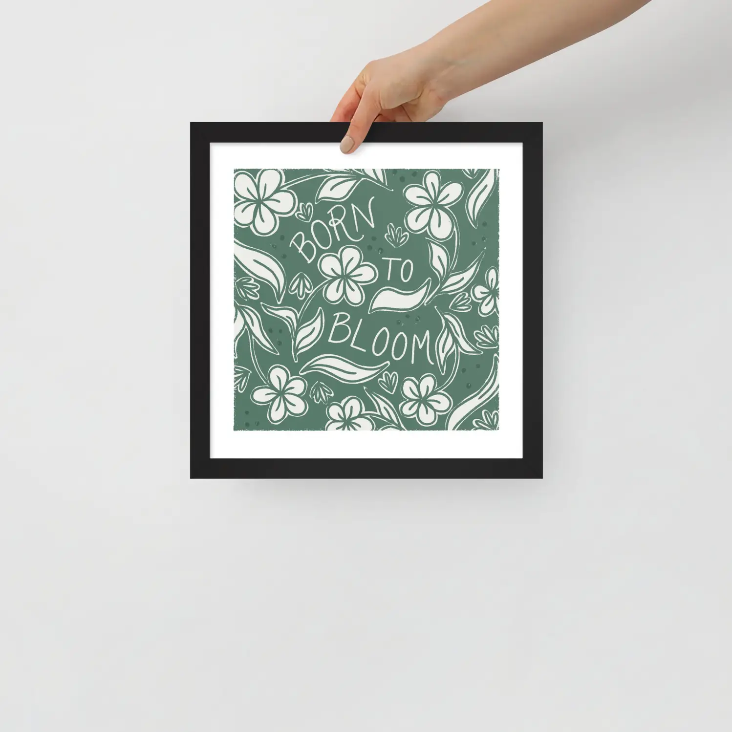 Born to Bloom | Framed Print