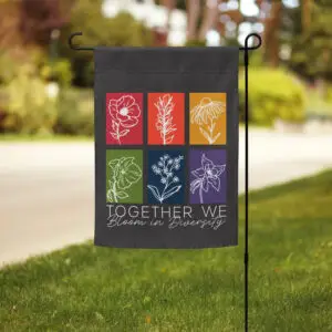 Bloom in Diversity | Garden flag