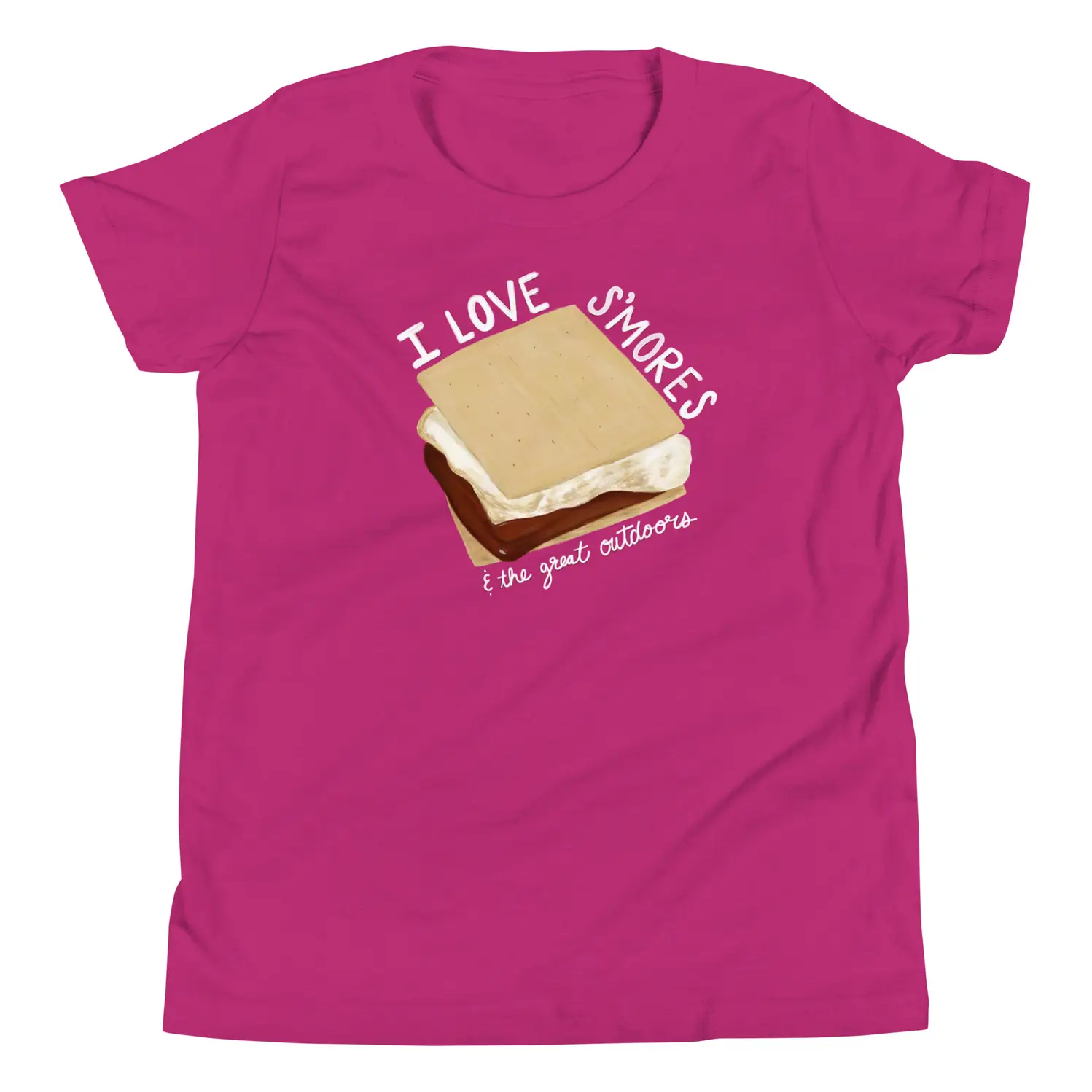 I Love S'Mores & The Great Outdoors | Youth T-Shirt - Image 6