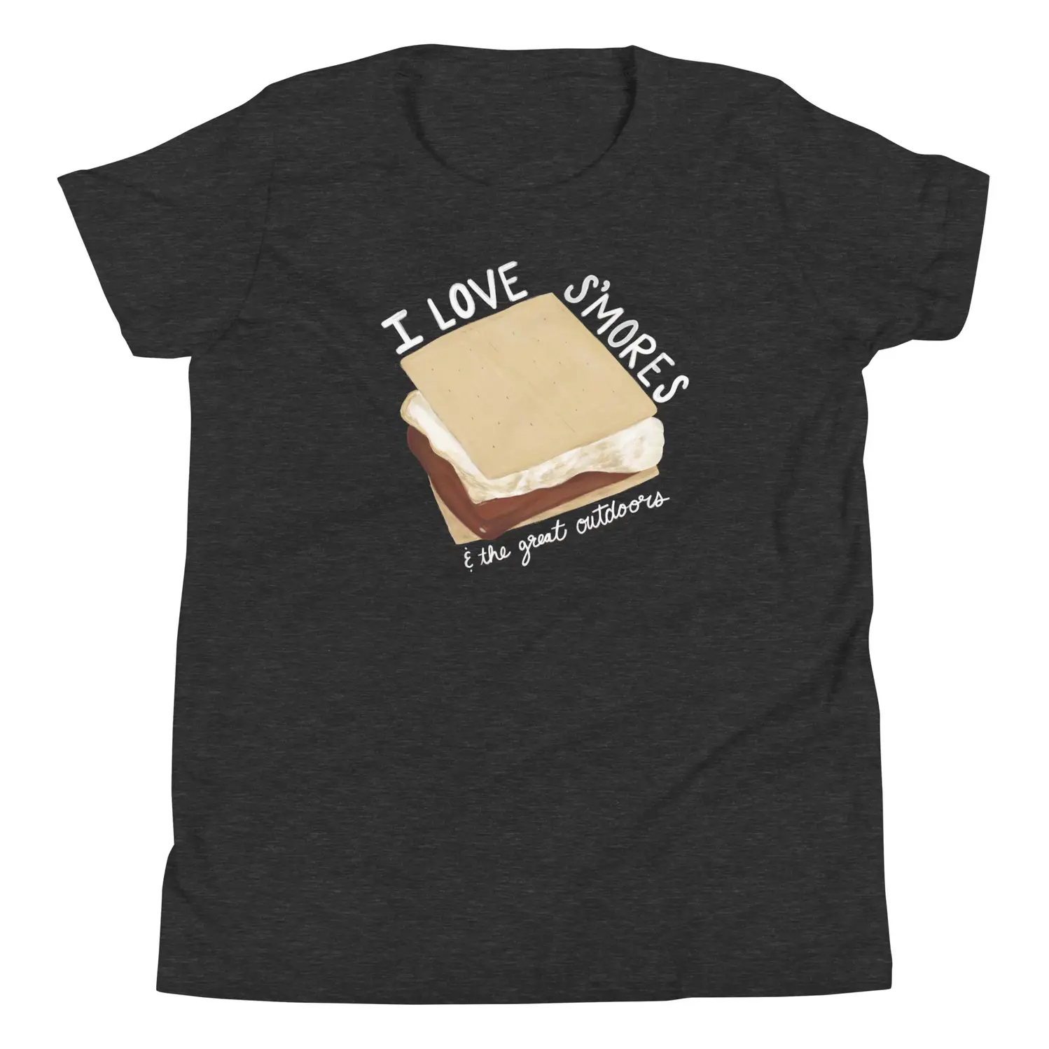I Love S'Mores & The Great Outdoors | Youth T-Shirt - Image 4
