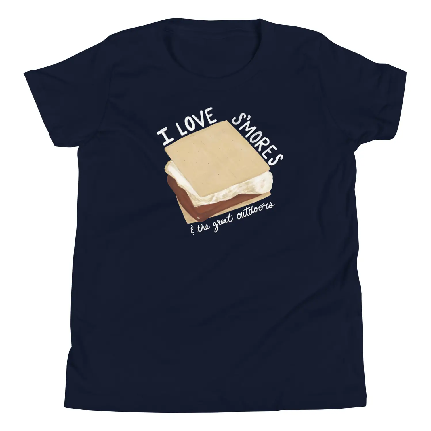 I Love S'Mores & The Great Outdoors | Youth T-Shirt - Image 2